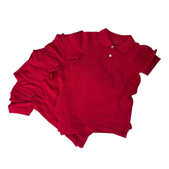 Children's Place Other - Children's Place XS Size 4 Boys/Girls Red Polo Shirts NWOT Lot of 5